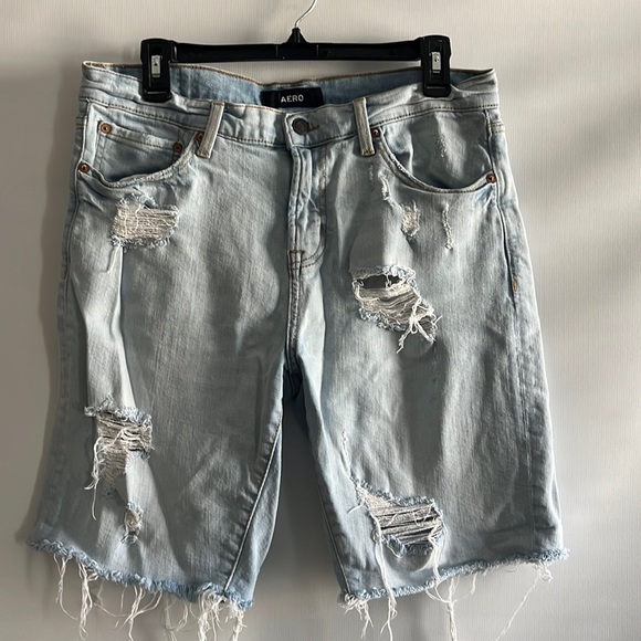 Aeropostale Other - Aero slim cut-off denim blue shorts